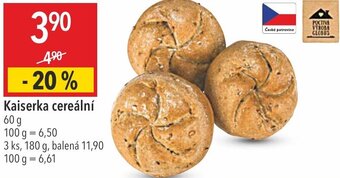 Globus Kaiserka cereální nabídka