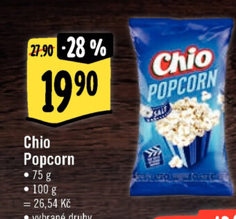 Albert Chio Popcorn nabídka
