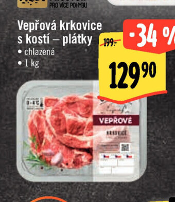 Albert Vepřová krkovice s kostí - plátky nabídka