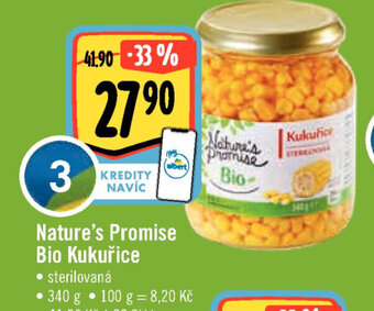 Albert Nature's Promise Bio Kukuřice nabídka
