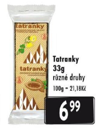 Qanto Tatranky 33g nabídka