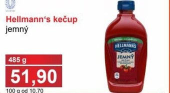 PLUS JIP Hellmann's kečup jemný nabídka