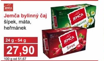 PLUS JIP Jemča bylinný čaj šípek, máta, heřmánek nabídka