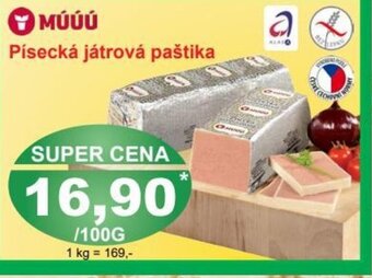 PLUS JIP Písecká játrová paštika nabídka