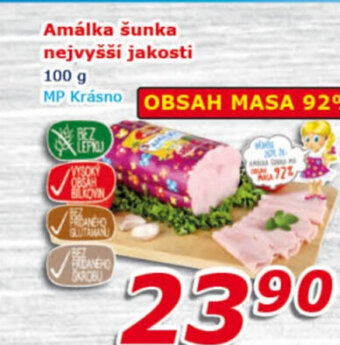 ESO MARKET Amálka šunka nejvyšší jakosti nabídka