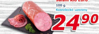 ESO MARKET Sálám Rio Ebro 100 g Kostelecké uzeniny nabídka