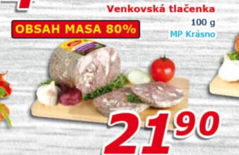 ESO MARKET Venkovská tlačenka nabídka