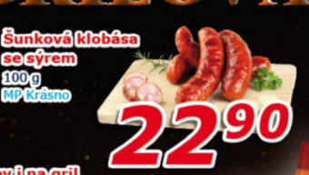 ESO MARKET Sunková klobása se sýrem nabídka