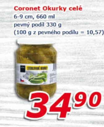 ESO MARKET Coronet Okurky celé nabídka
