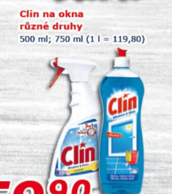 ESO MARKET Clin na okna různé druhy nabídka