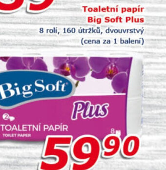 ESO MARKET Toaletní papír Big Soft Plus nabídka