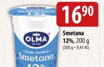 Bala Smetana 12%, nabídka