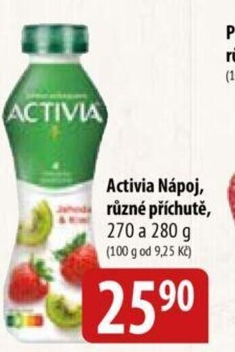 Activia Nápoj, různé příchutě,