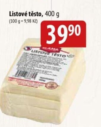 Bala Listové těsto, 400 g nabídka