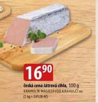 Bala česká cena Játrová cihla nabídka
