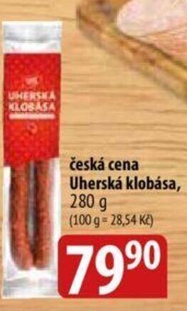 Bala česká cena Uherská klobása nabídka