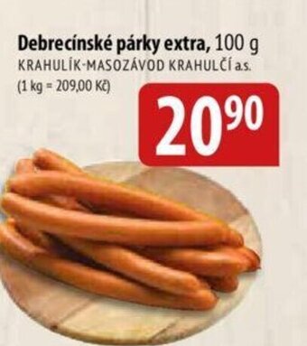 Bala Debrecínské párky extra nabídka