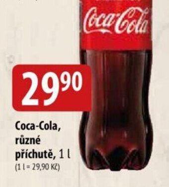 Bala Coca-Cola, různé příchutě, 1 l nabídka