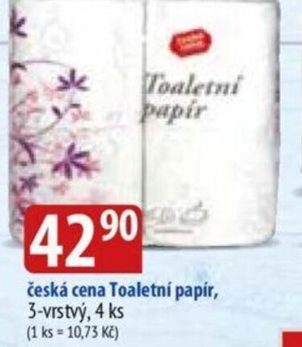 Bala česká cena Toaletní papír nabídka