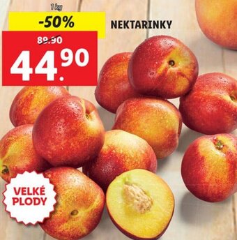 Lidl NEKTARINKY nabídka