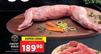 Lidl ČERSTVÝ KRÁLÍK nabídka