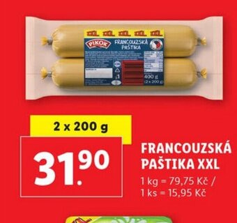 Lidl FRANCOUZSKÁ PAŠTIKA XXL nabídka
