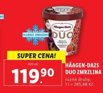Lidl HÄAGEN-DAZS DUO ZMRZLINA nabídka