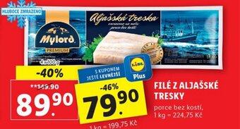 Lidl FILÉ Z ALJAŠSKÉ TRESKY nabídka