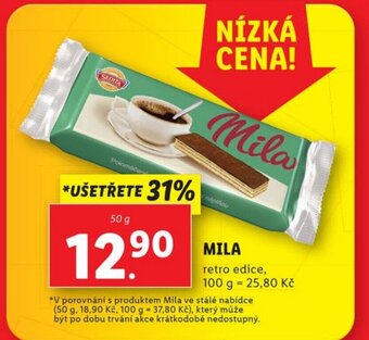 Lidl MILA nabídka