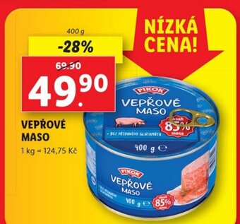 Lidl VEPŘOVÉ MASO nabídka