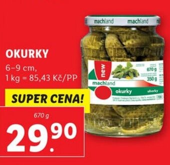 Lidl OKURKY nabídka