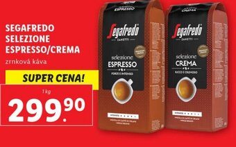 Lidl SEGAFREDO SELEZIONE ESPRESSO/CREMA nabídka