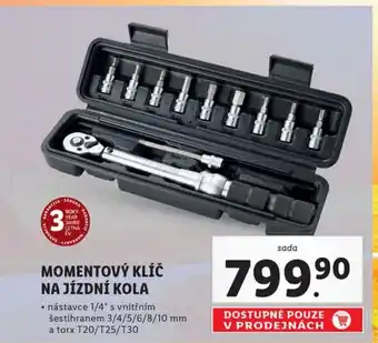 Lidl MOMENTOVÝ KLÍČ NA JÍZDNÍ KOLA nabídka