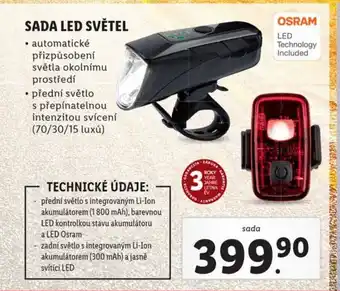 Lidl SADA LED SVĚTEL nabídka