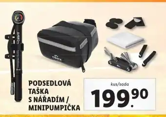 Lidl PODSEDLOVÁ TAŠKA S NÁŘADÍM / MINIPUMPIČKA nabídka