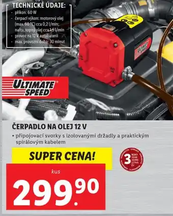 Lidl ČERPADLO NA OLEJ 12 V nabídka
