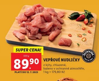 Lidl VEPŘOVÉ NUDLIČKY nabídka