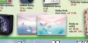 Desky na sešity