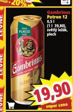 Norma Pivo gambrinus nabídka