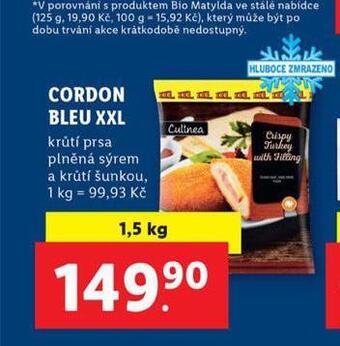 Lidl Cordon bleu nabídka