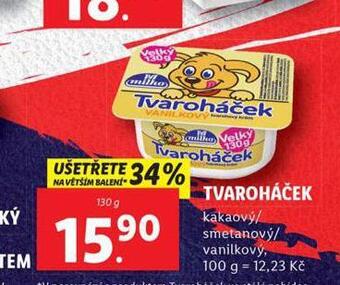 Lidl Tvaroháček nabídka