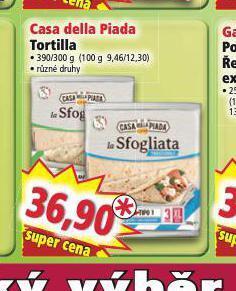 Norma Tortilla nabídka