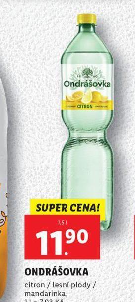 Lidl Ondrášovka nabídka