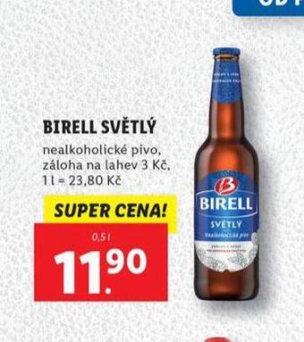 Lidl Birell nealkoholické pivo nabídka