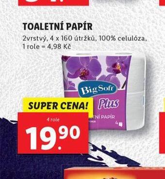Lidl Big soft toaletní papír nabídka