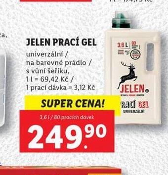 Lidl Jelen prací gel nabídka
