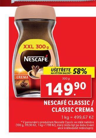 Lidl Káva nescafé nabídka