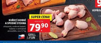 Lidl Kuřecí horní a spodní stehna nabídka