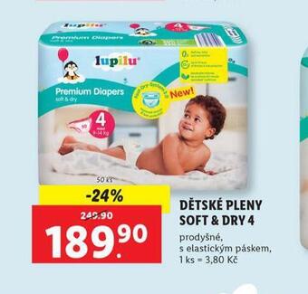 Lidl Dětské pleny nabídka