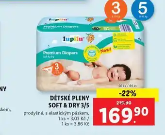 Lidl Dětské pleny nabídka